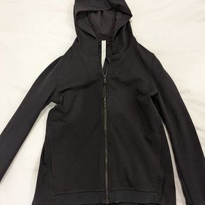 Lululemon Hoodie Jacket Full Zip and Back Zipper - Black Size 8